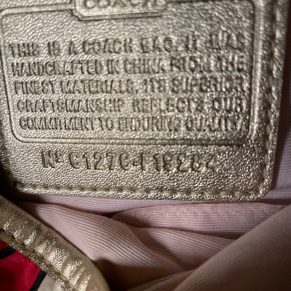 Coach Signature Daisy Kyra Satin Flower Print Backpack Bag 19284 Multicolor. - Picture 7 of 8